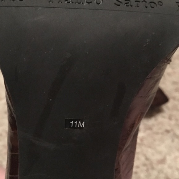 Franco Sarto brown patent heels - Picture 6 of 6